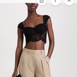 Reformation Rina Lace Crop Top (NWT)